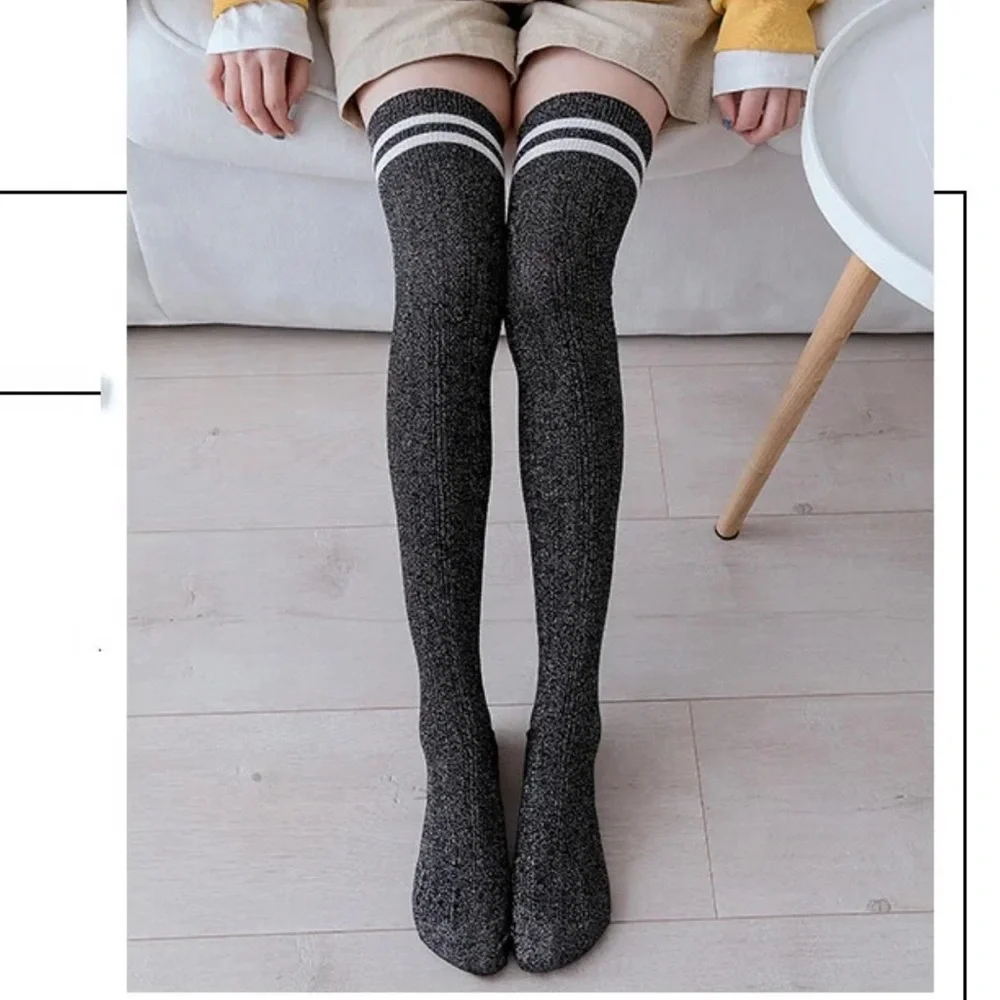 Shiny Glittery Over the Knee Socks